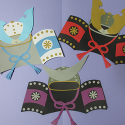 かぶと（兜） 〈5月の壁面〉 画用紙 壁面飾り 保育園・幼稚園・学校