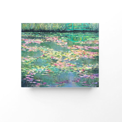 【メーカー公式ショップ】 オリジナル 原画 油絵 「睡蓮6」送料無料 Gallery Masako's 絵画 絵画