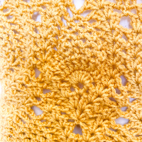 パイナップル編みのマルシェバッグ 3枚目の画像