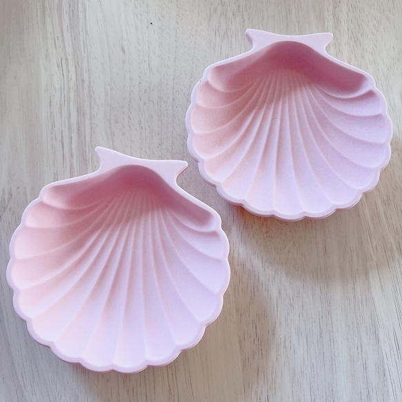シェルトレイ/母の日・パステルカラー・インテリア雑貨・アクセサリートレー・小物入れ・撮影小物・イベント什器 1枚目の画像