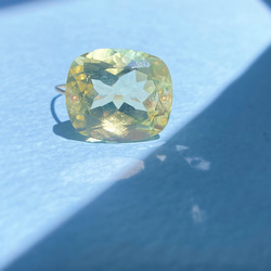 Prana candy gem ✴︎大粒レモンクォーツ✴︎宝石ルースのk14gfリング 9枚目の画像
