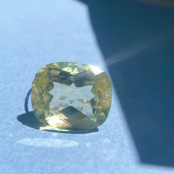 Prana candy gem ✴︎大粒レモンクォーツ✴︎宝石ルースのk14gfリング 5枚目の画像