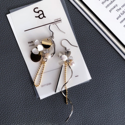 プラチナ【7×13mm 月甲フープピアス】Pt900刻印入 日本製 ペア ピアス