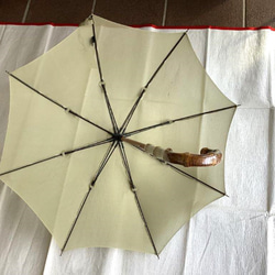 伝統織物のトップブランド塩沢織日傘（長尺）　 2枚目の画像