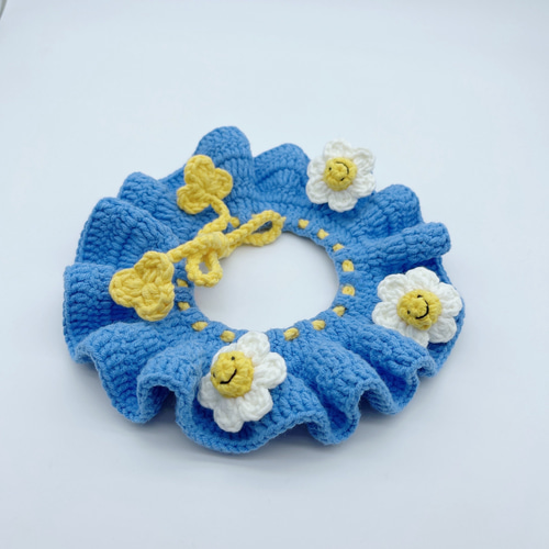 EMY's Gallery 猫襟 ワンちゃん襟 首輪 カギ編み 犬襟 つけ襟