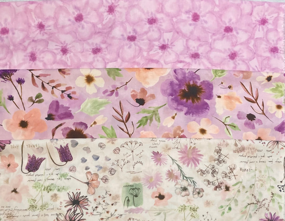 「Blooming Lovelyシリーズ 3枚セット」moda 生地 カットクロス Janet Clare 2枚目の画像