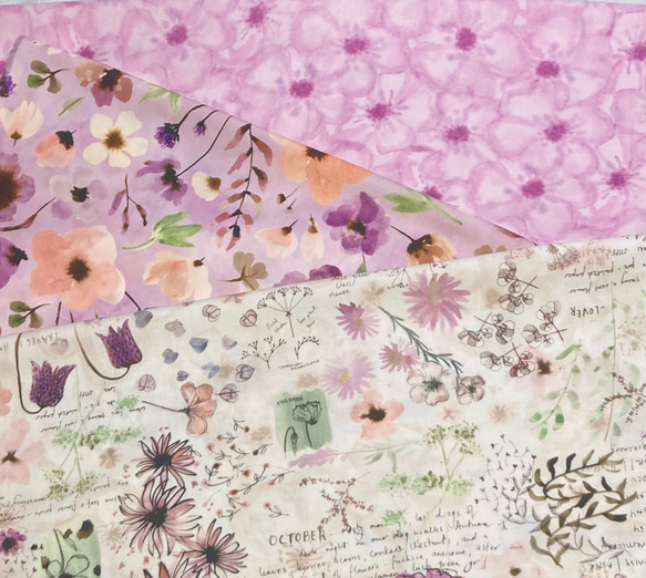 「Blooming Lovelyシリーズ 3枚セット」moda 生地 カットクロス Janet Clare 3枚目の画像
