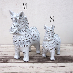 おうまさんのオブジェ　親子セット◆陶器◆テラコッタ◆置物◆馬◆ 10枚目の画像