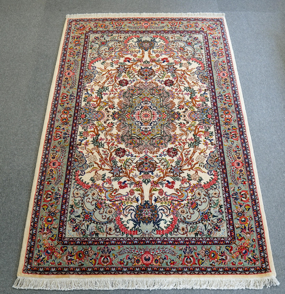200×135cm 【ペルシャサルーク総手織り絨毯】 カーペット・絨毯 200×135cm 【ペルシャサルーク総手織り絨毯】 カーペット・絨毯
