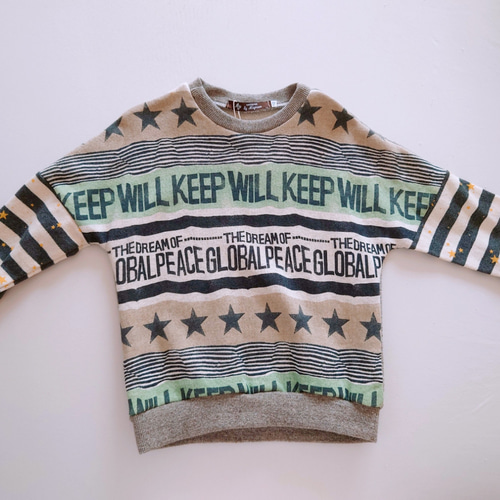 プルオーバー 110サイズ 英文字 子供服 mignon21 通販｜Creema(クリーマ) 