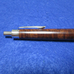 リングギジーバール　アイバール　カーリー杢　椿油仕上げ　木軸ボールペン(シャープペンシル)　希少材　 9枚目の画像