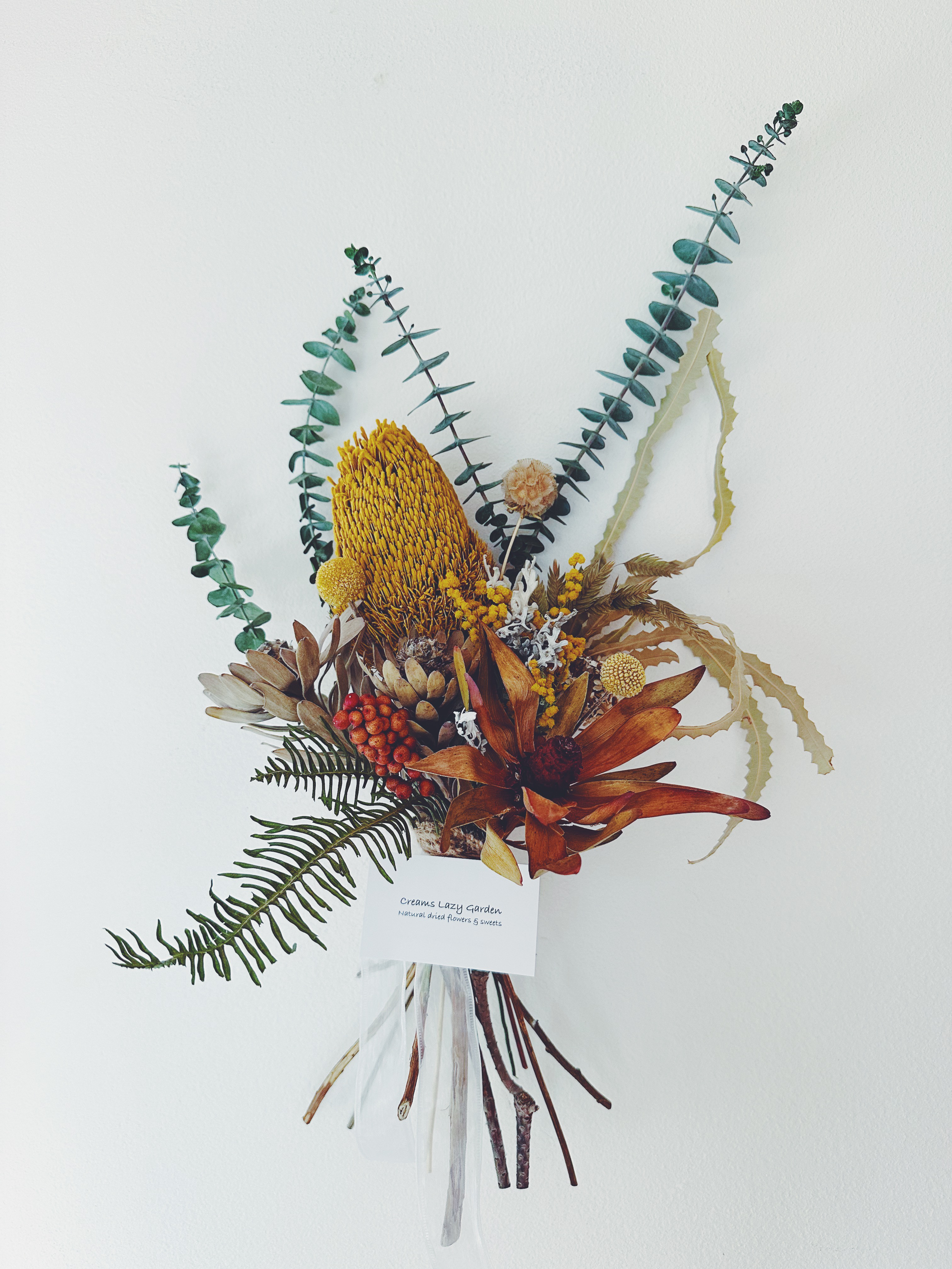 イエローバンクシアのブーケkk