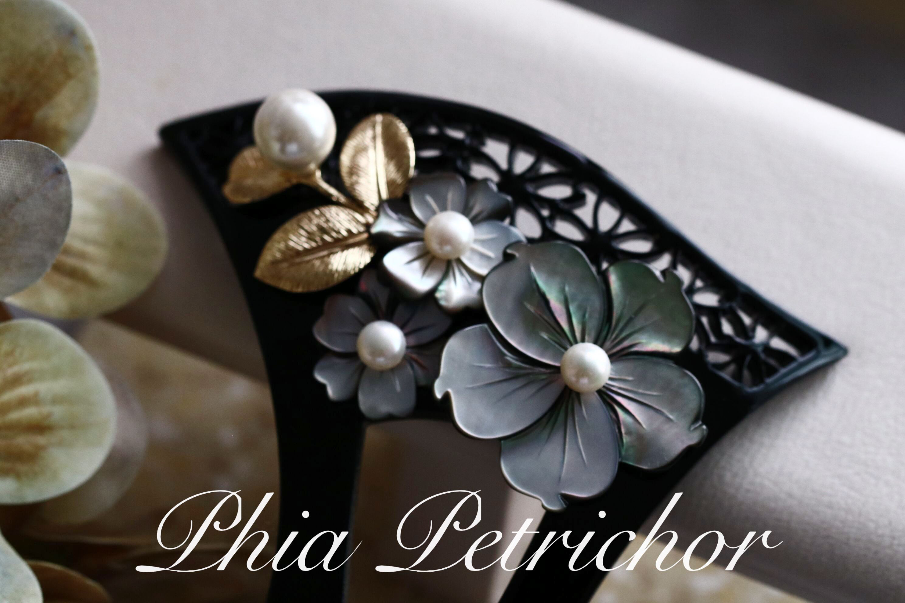 簪 和 K24GP 桜 かんざし バチ型 パール 簪 着物 髪飾り 留袖 着物 成人式 結婚式 卒業式