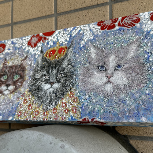 雪豹ゲン猫原画