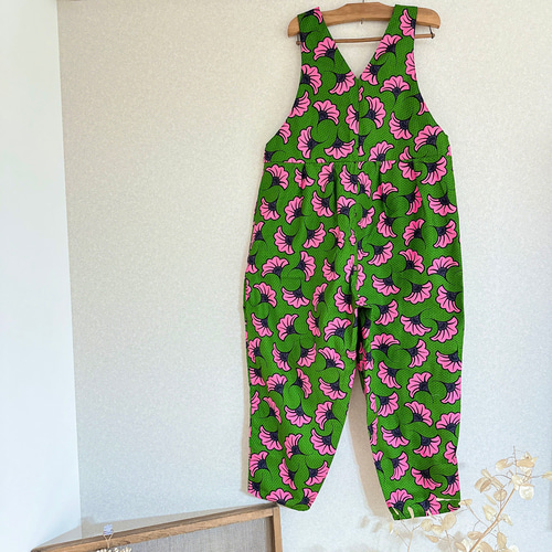 オーダーのみ受付】オトナサロペット 〜アフリカンプリント