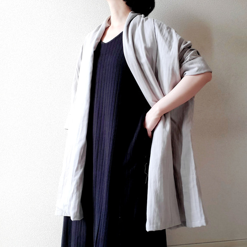 全14色】ふわりと軽い着心地❤️ ダブルガーゼのロングカーディガン