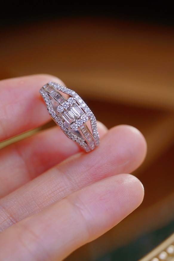 天然ダイヤモンドリング0.7ct k18 指輪・リング パール大好き(購入前に 