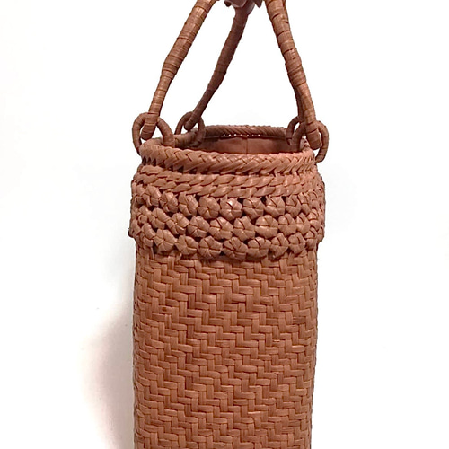 山葡萄バッグ三段花結び 山葡萄バッグ高級極細三段花結び かごバッグ 山葡萄バッグ魅力 通販