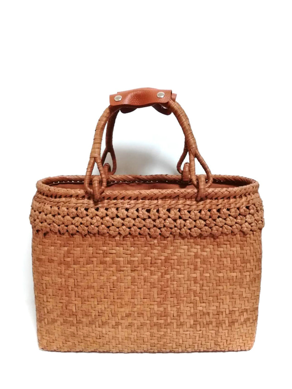 山葡萄バッグ三段花結び 山葡萄バッグ高級極細三段花結び かごバッグ 山葡萄バッグ魅力 通販