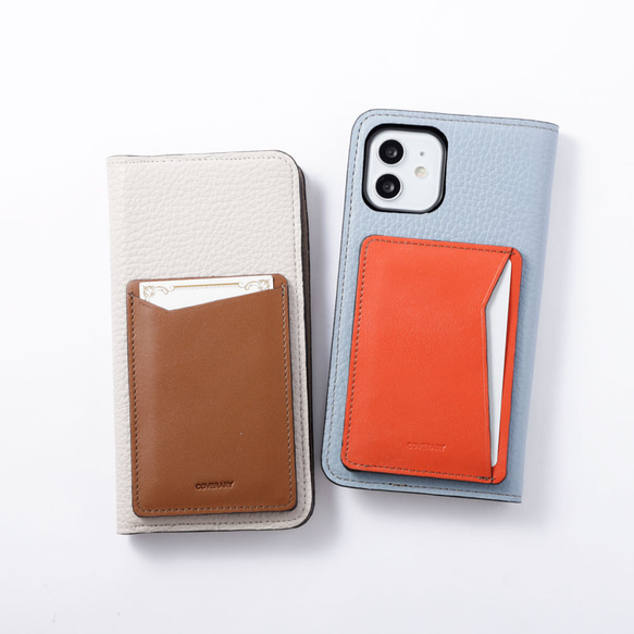 カードポケット 本革 手帳型スマホケース 全機種対応 iPhone