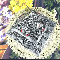 シルバー 灰皿 ピラミット灰皿 メタル製 クリエイティブ  a-347 10枚目の画像
