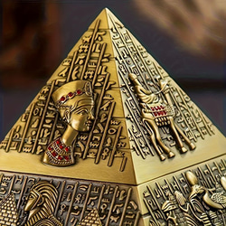 シルバー 灰皿 ピラミット灰皿 メタル製 クリエイティブ  a-347 8枚目の画像