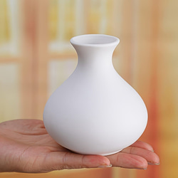 花瓶5個セット ホワイトセラミック 小さな花瓶 モダン ホームデコレーション オーナメントインサート花瓶 a-353 7枚目の画像