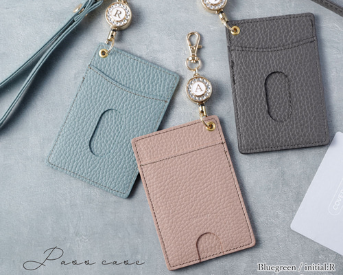 【第13弾】お客様のお洒落なパスから生まれたパスケース<br>バスケットボール 本革<br>リール付き 定期入れ ICカード入れ<br>メンズ レディース バスケグッズ プレゼント 卒業 卒団<br>fivesports<br> 本革 くすみカラー】 パスケース 定期入れ リール付き レディース 【5ポケット】 – Liscia（リーシャ）本店