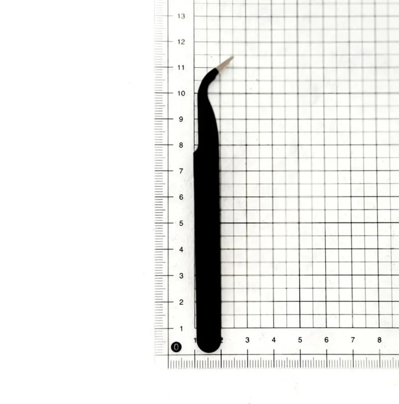 剥がしやすいメルトスプーン&ピンセット　黒　シーリングスタンプ　シーリングワックス 4枚目の画像
