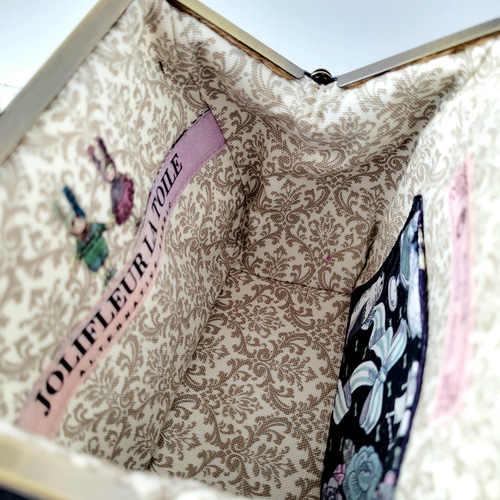 1872.ハンドメイド　14cmがま口ポーチ　マイリトルテイラー 1872.ハンドメイド 14cmがま口ポーチ マイリトルテイラー - メルカリ