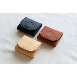 【suppogui様】専用品　革のたい焼きポーチ　本革 Creare】栃木レザー 本革 たい焼きポーチ ICカード対応 財布