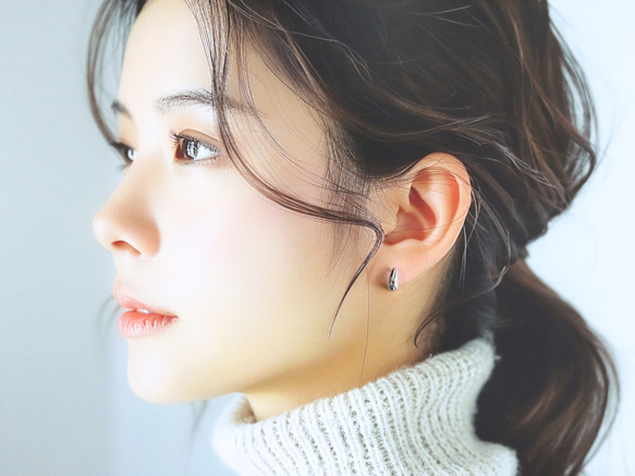 ☆大人気☆つけっぱなしOK 錆びないサージカルステンレス【小さめティアドロップ gold & silver】ピアス 10枚目の画像