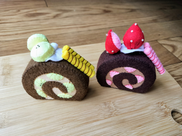 ❤︎ ゆこ ☆❤︎いちご❤︎ハート❤︎ロールケーキ❤︎あみぐるみ❤︎ハンドメイド❤︎ ❤︎ ゆこ ☆❤︎いちご❤︎ハート❤︎ロールケーキ