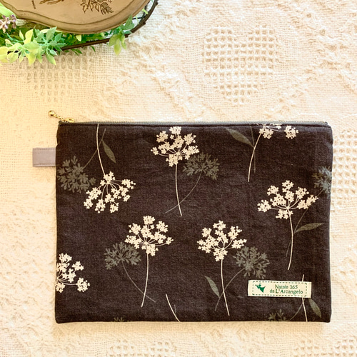 Natale365☆Borsa 大きめフラットポーチ(8)☆送料無料 ポーチ L