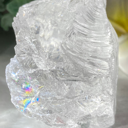 アーカンソー産✨　レインボー　万華鏡　かち割り水晶　ロック水晶　原石　クリスタル 4枚目の画像