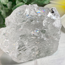 アーカンソー産✨　レインボー　万華鏡　かち割り水晶　ロック水晶　原石　クリスタル 5枚目の画像