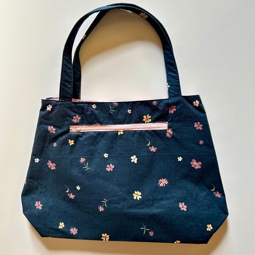 ★たっこ♡★ 紫陽花 風鈴 ハンドメイドショルダーバッグ P249 送料無料】ショルダーバッグ⁂選べる花柄3色♬内ポケット&外側