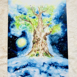 F8　屋久杉　アート作品　コラージュ　布の絵 d5e7ce28e698a55d8fe39b71c4d82f