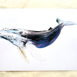 光を灯すクジラ 絵画 Ten.UchuArt 通販 15449091｜Creema(クリーマ)