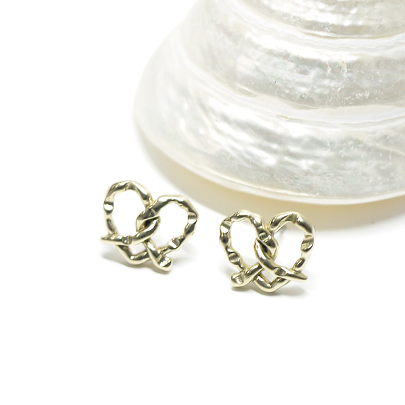 ete ハート　ピアス　1個 ユニーク ハートピアス【ete504】 ピアス（スタッド・一粒