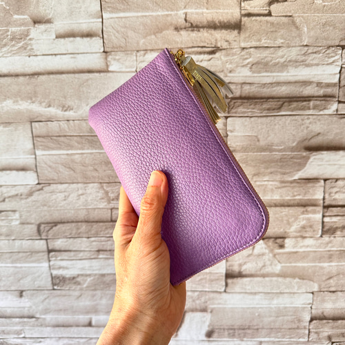 受注生産】カードが縦入れで使いやすい！軽くてコンパクトL字