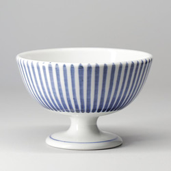 砥部焼 おしゃれ 「デザートカップ（トクサ）」カップ お皿 陶器 手作り 窯元 素器工房 suki-216 4枚目の画像