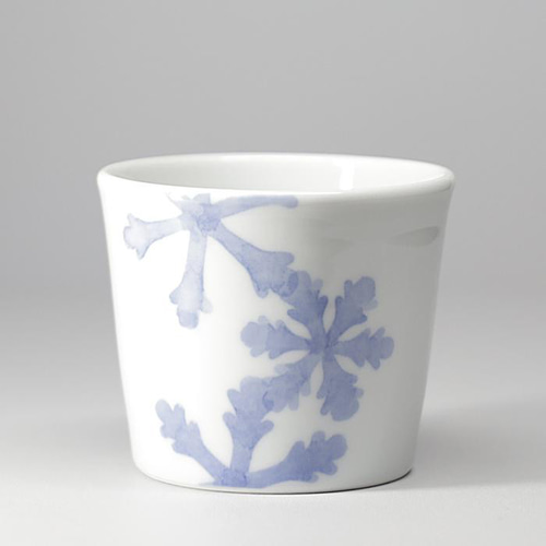 砥部焼 おしゃれ「蕎麦猪口(雪柄)」カップ そばちょこ 向付 砥部焼 おしゃれ「蕎麦猪口(雪柄)」カップ そばちょこ 向付