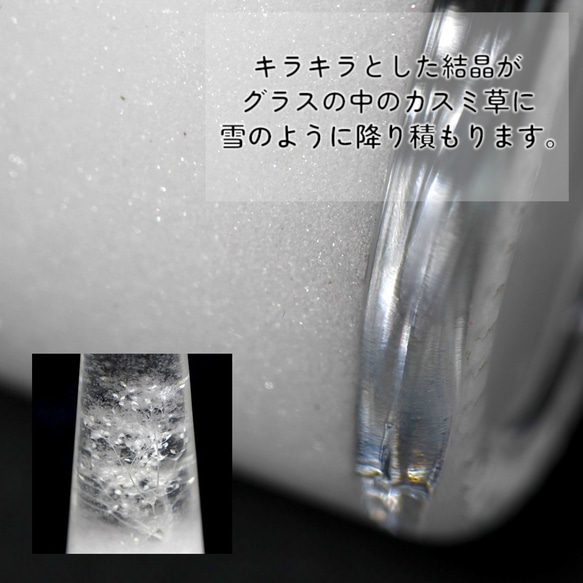 天気が分かる！「カスミ草入りストームグラス メープルキャップ UDA200」 天気管 天気 クリスマス ツリー 7枚目の画像