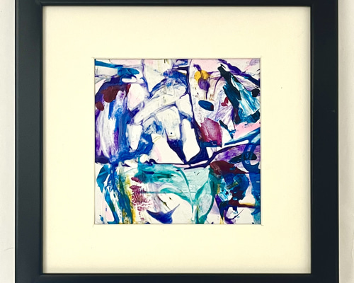 unknown アブストラクト 抽象画 現代アート 芸術 抽象画【Distant city/遠い街】現代アート作品 | 絵画でお部屋に