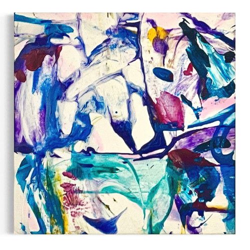 絵画　ART アート　銀箔　抽象画　手描き　ミクストメディア　腐蝕　現代アート ミクストメディア | Harue Tamaki Offical Website