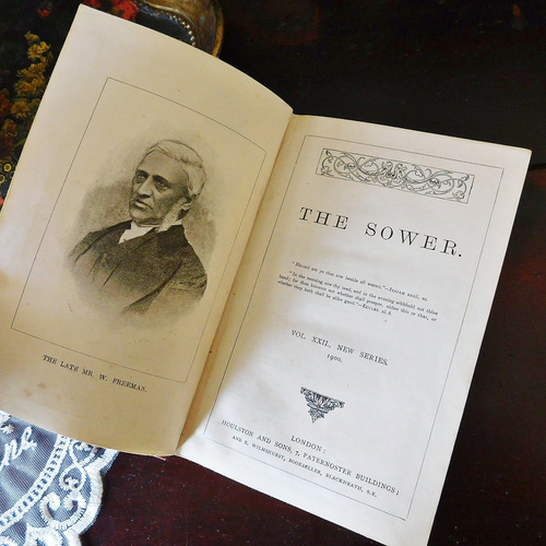 ゜+ 1900年 表紙が素敵な英国の古書 アンティークブック