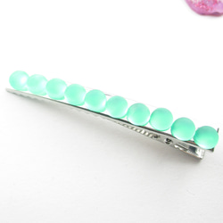 フロストさんが教えてくれた物語は、クォーツを介して夢でも繰り返します♪<創作ヘアクリップ>HC055 3枚目の画像