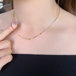 紗栄子　my apparel ペタルチェーンネックレス マイアパレル 紗栄子 ペタルチェーン ネックレス 38cm ゴールド