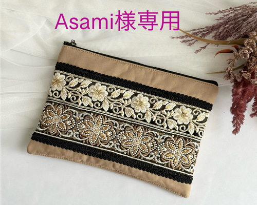 ロラライハリス♡刺繍のポーチ♡総刺繍コインケース♡お纏め出品 ロラライハリス 刺繍 ラウンドポーチ サロン - メルカリ